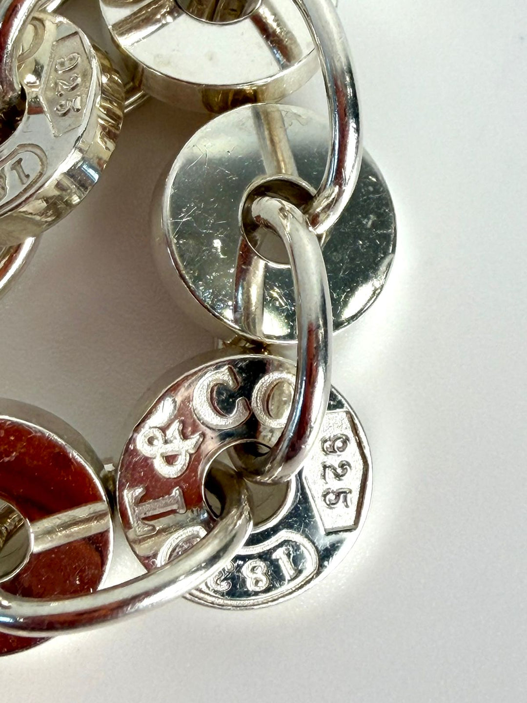 TIFFANY &amp; CO. STERLING SILVER 1837 CIRCLE BRACELET