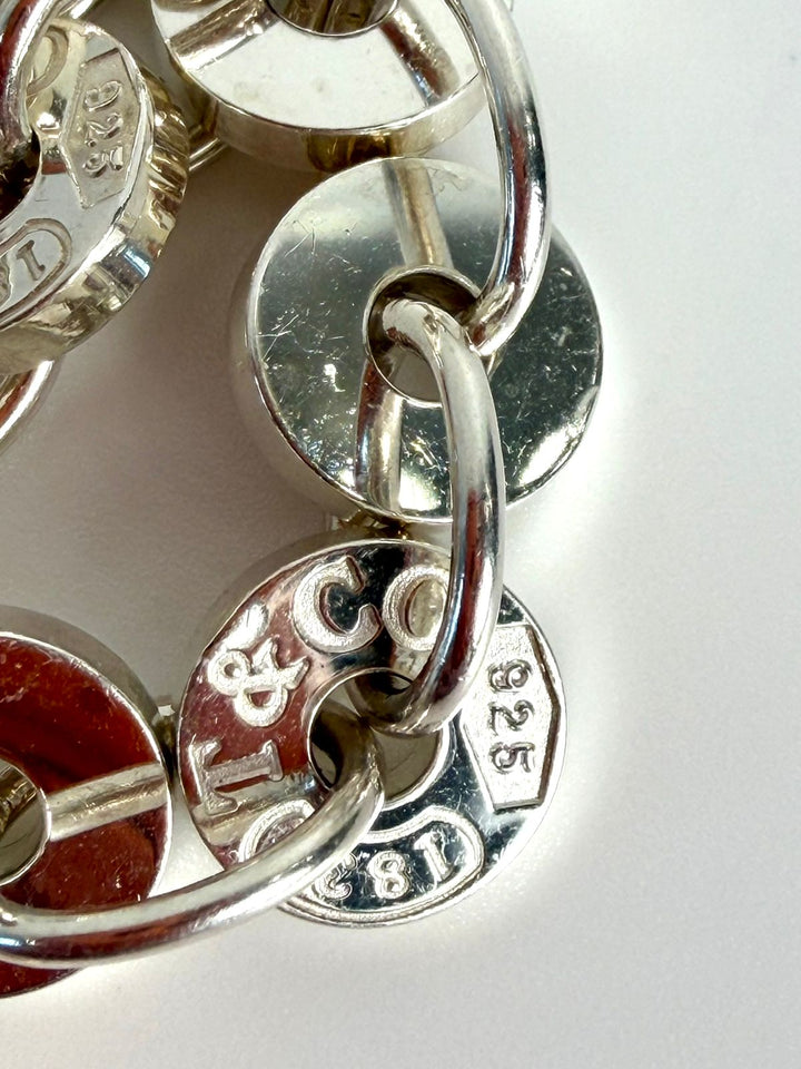 TIFFANY &amp; CO. STERLING SILVER 1837 CIRCLE BRACELET