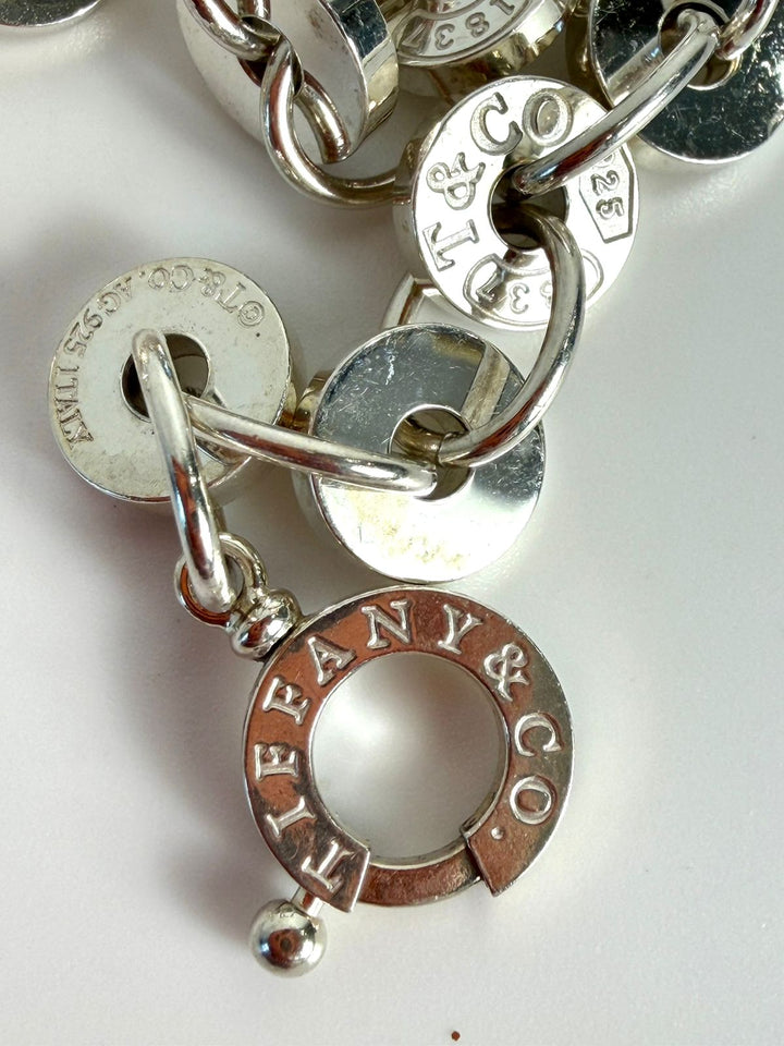 TIFFANY &amp; CO. STERLING SILVER 1837 CIRCLE BRACELET