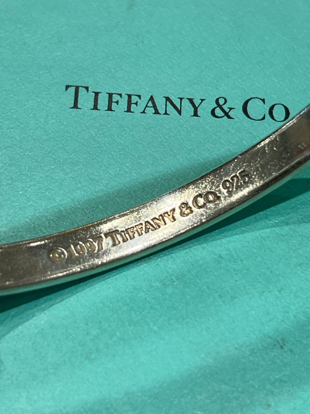 TIFFANY &amp; CO. STERLING SILVER BANGLE