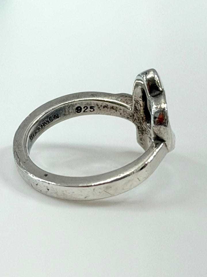 TIFFANY &amp; CO. STERLING SILVER PALOMA PICASSO LOVING HEART RING