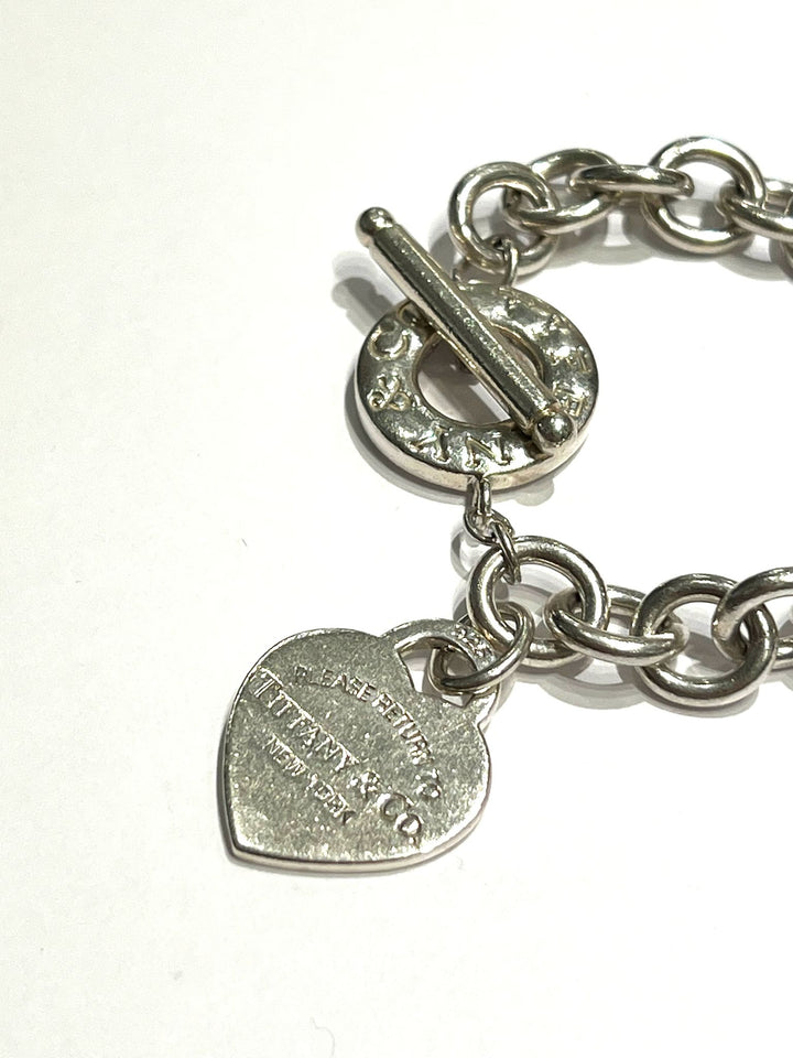 TIFFANY &amp; CO. HEART TAG TOGGLE BRACELET