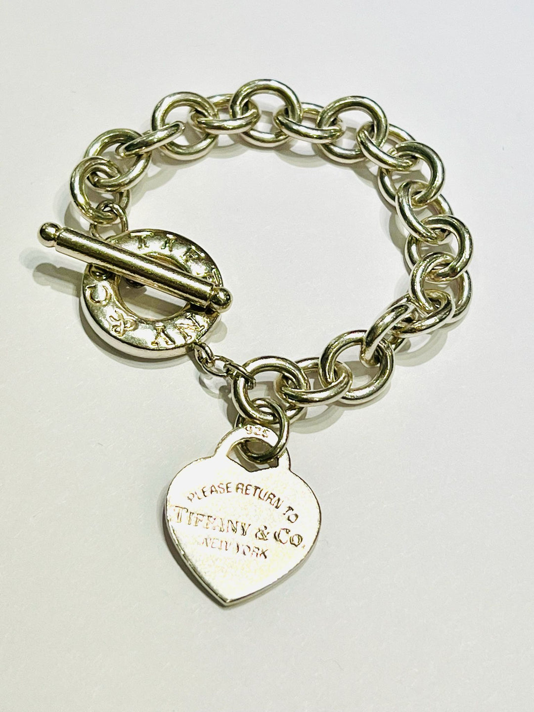 TIFFANY &amp; CO. HEART TAG TOGGLE BRACELET