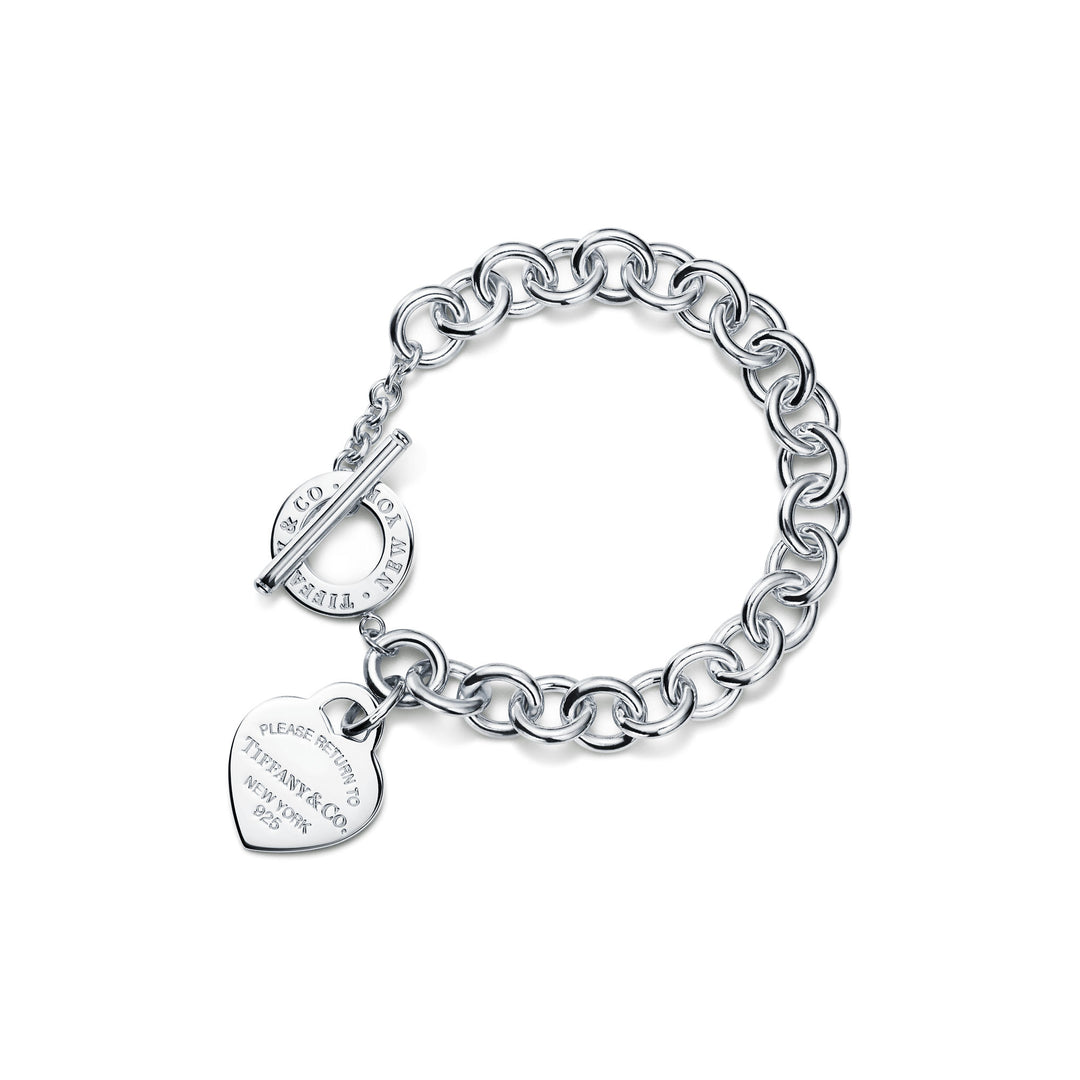 TIFFANY &amp; CO. HEART TAG TOGGLE BRACELET