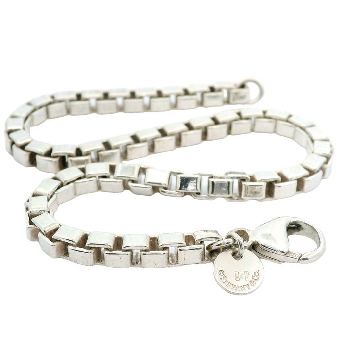 TIFFANY &amp; CO. STERLING SILVER VENETIAN LINK NECKLACE
