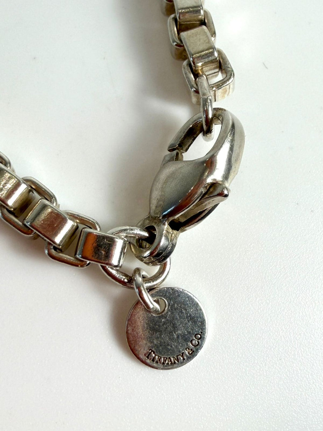 TIFFANY &amp; CO. STERLING SILVER VENETIAN LINK NECKLACE