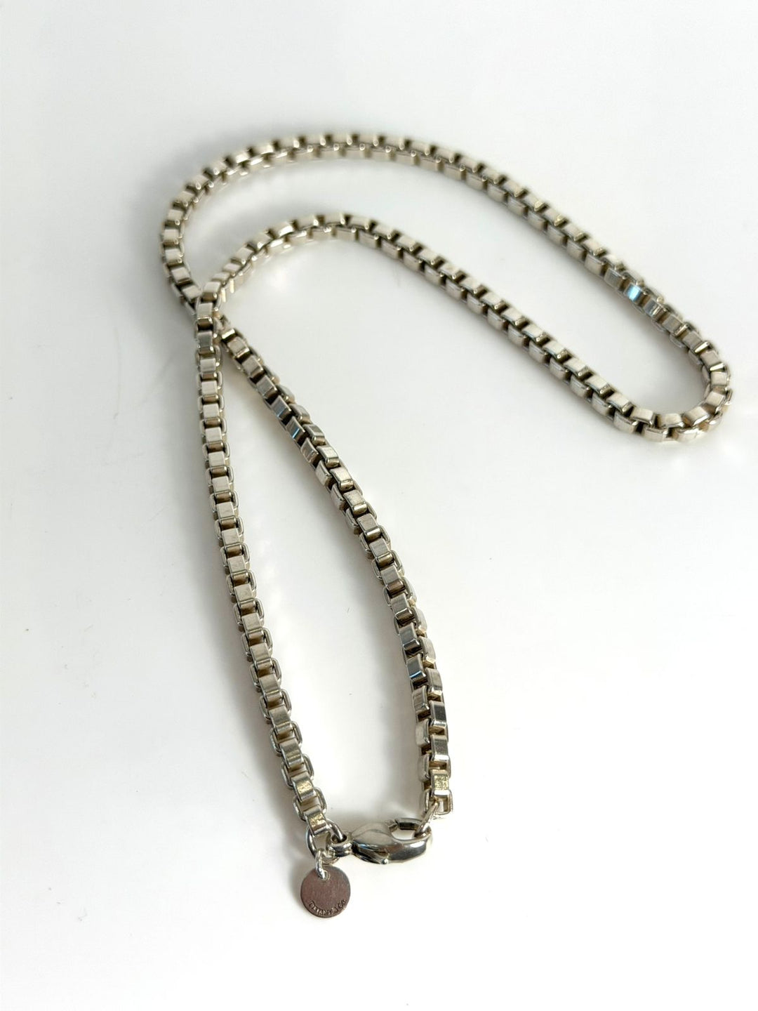 TIFFANY &amp; CO. STERLING SILVER VENETIAN LINK NECKLACE
