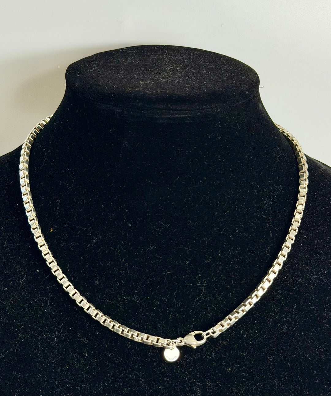 TIFFANY &amp; CO. STERLING SILVER VENETIAN LINK NECKLACE
