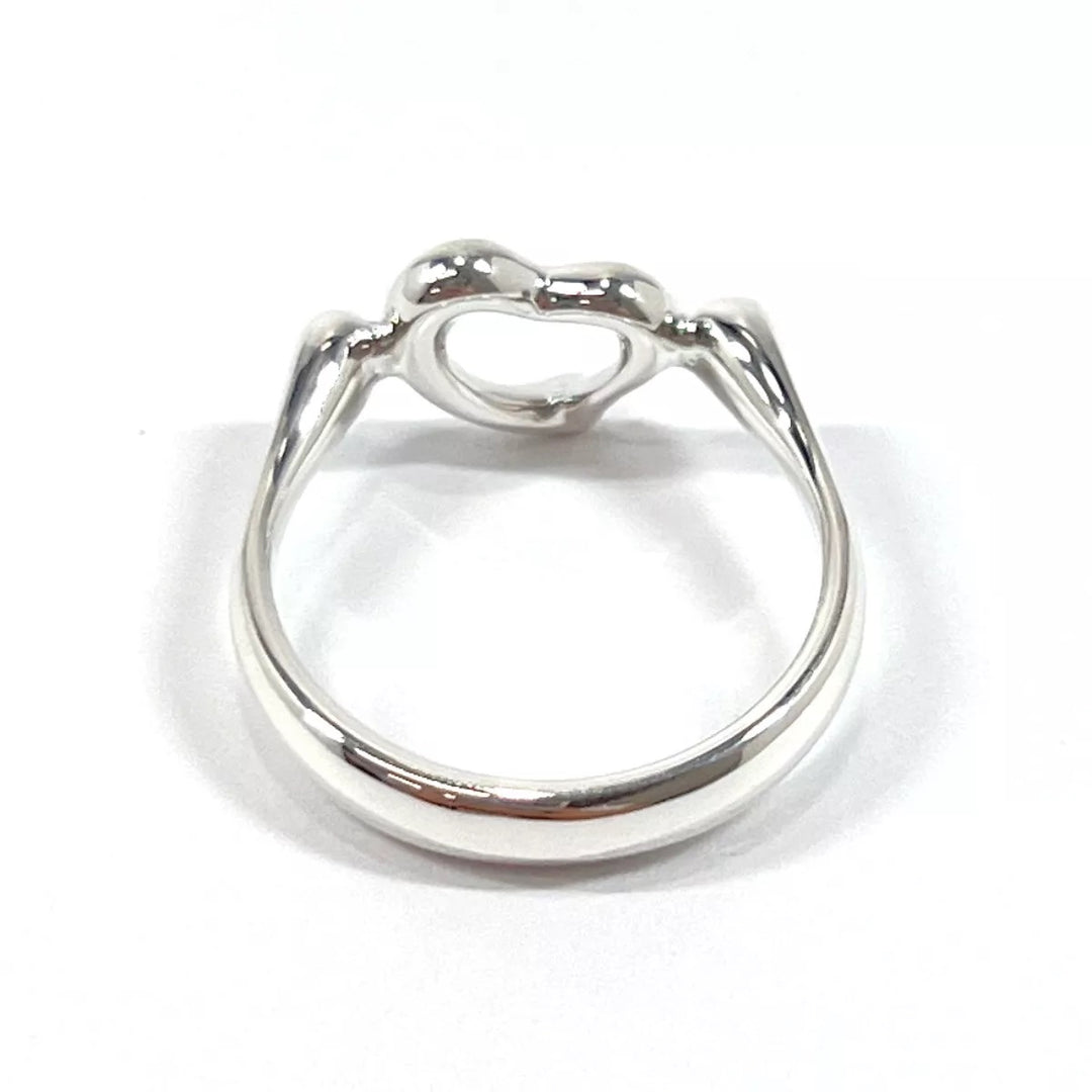 TIFFANY &amp; CO. OPEN HEART ELSA PERETTI STERLING SILVER RING