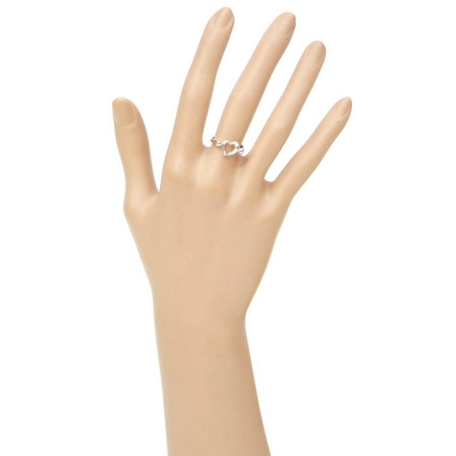 TIFFANY &amp; CO. OPEN HEART ELSA PERETTI STERLING SILVER RING