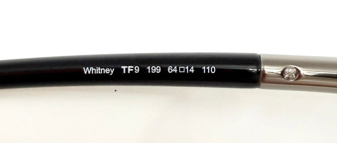 TOM FORD BLACK SMOKE FRAME GRADIENT TINT WHITNEY SUNGLASSES