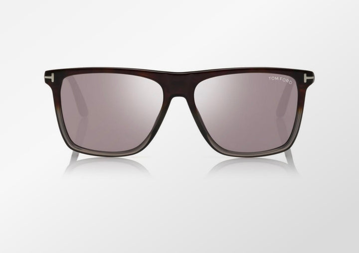 TOM FORD FLETCHER 57MM SQUARE SUNGLASSES