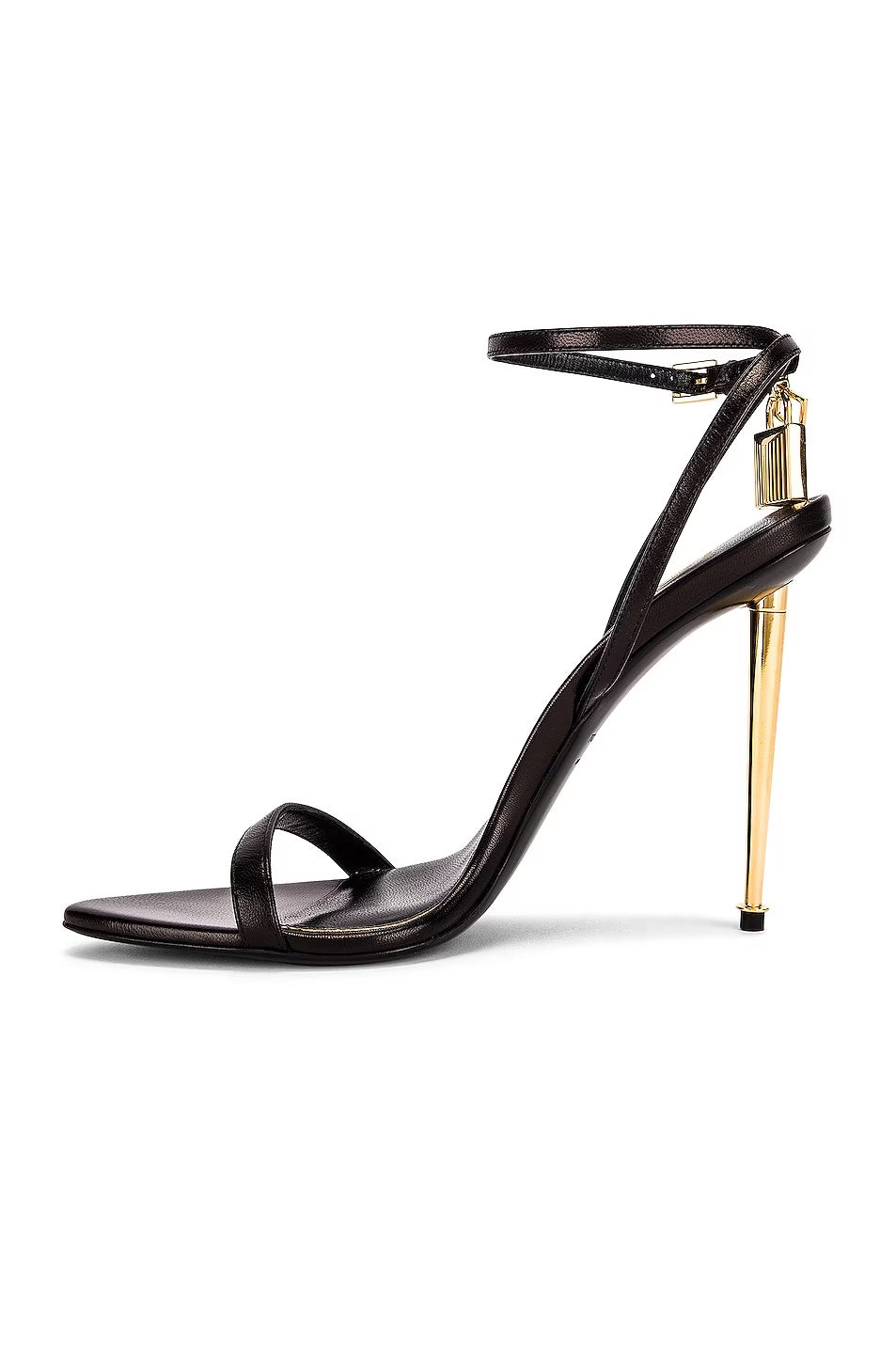 TOM FORD PADLOCK POINTY NAKED SANDALS 105