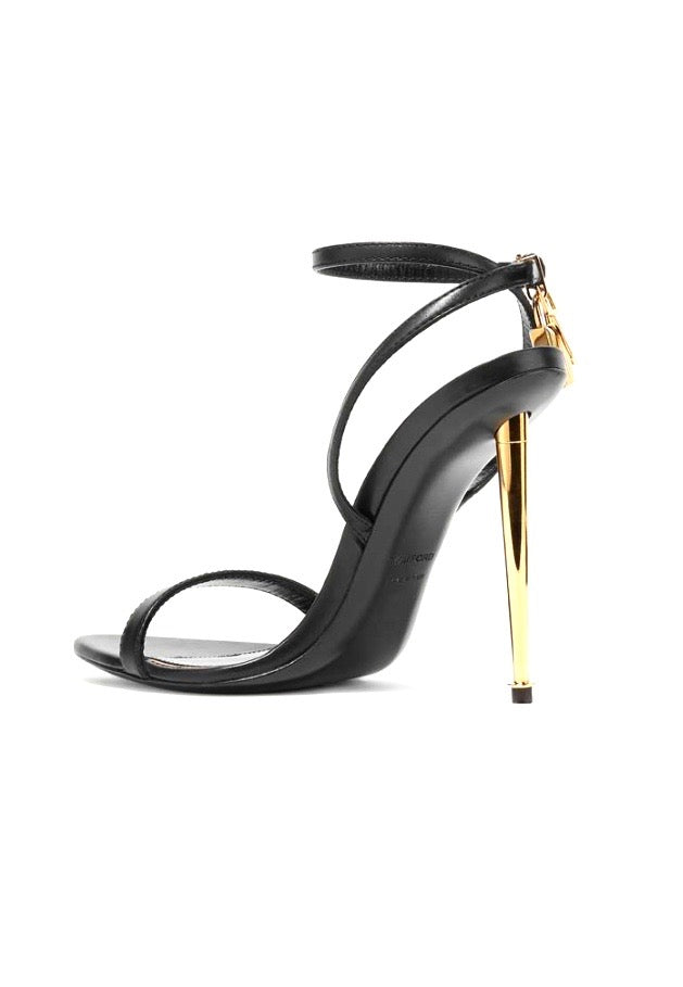 TOM FORD PADLOCK POINTY NAKED SANDALS 105