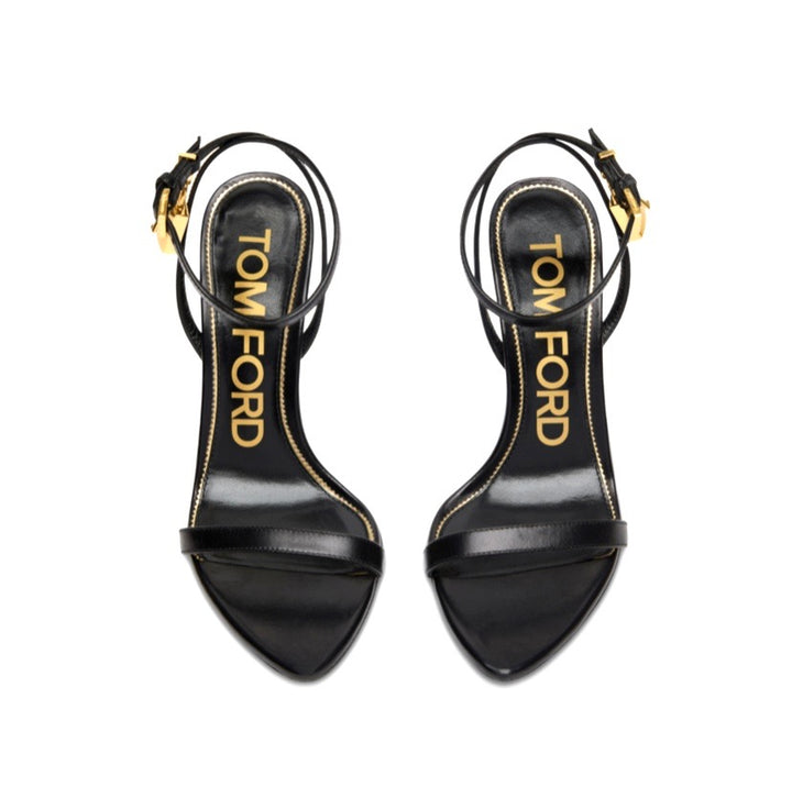 TOM FORD PADLOCK POINTY NAKED SANDALS 105