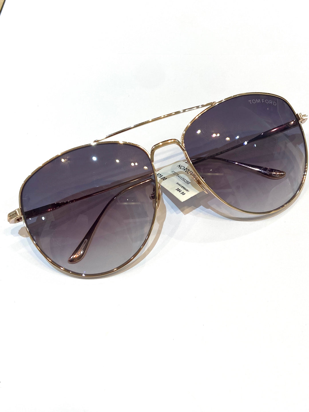 TOM FORD MILLA AVIATOR SUNGLASSES