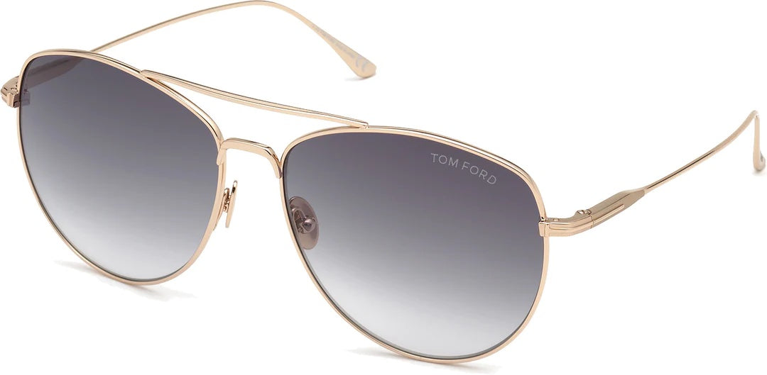TOM FORD MILLA AVIATOR SUNGLASSES