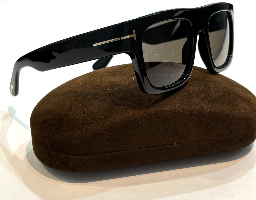 TOM FORD TF711 FAUSTO T-LOGO SQUARE SUNGLASSES