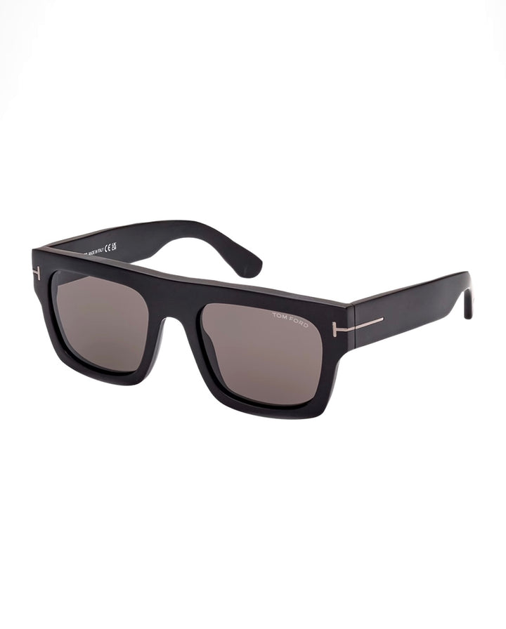 TOM FORD TF711 FAUSTO T-LOGO SQUARE SUNGLASSES