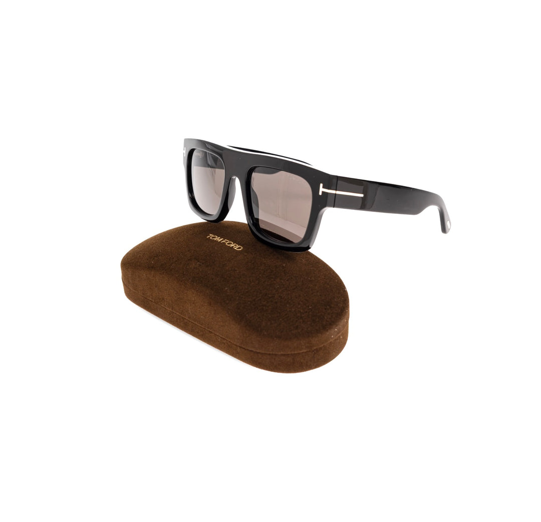 TOM FORD TF711 FAUSTO T-LOGO SQUARE SUNGLASSES