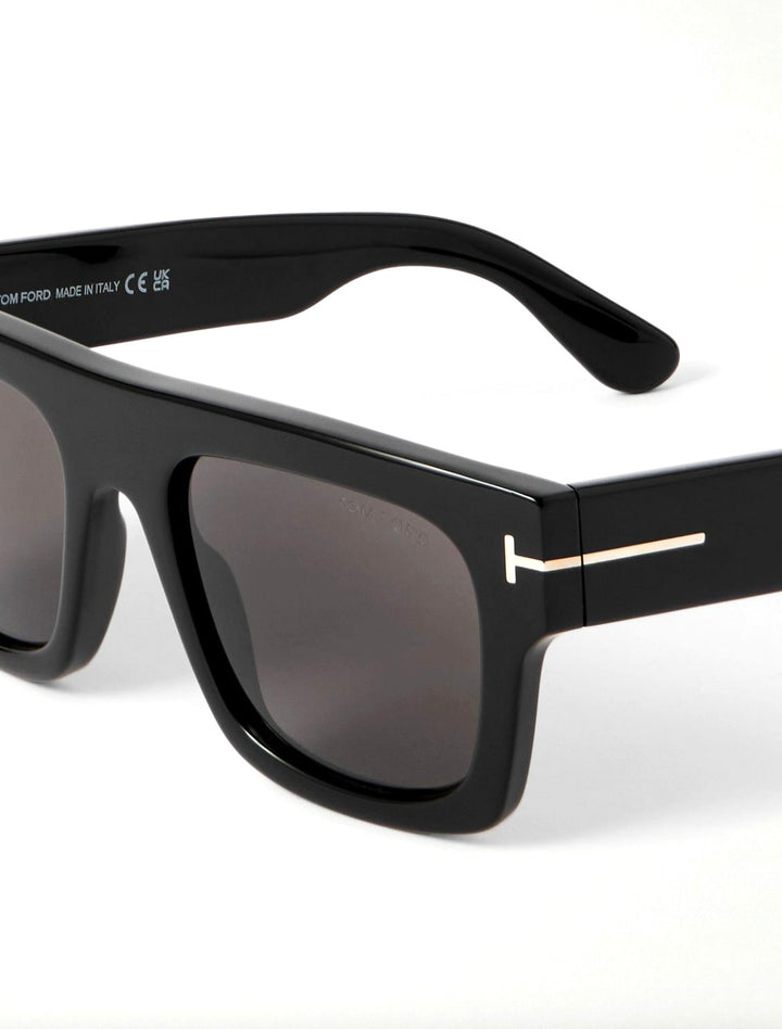 TOM FORD TF711 FAUSTO T-LOGO SQUARE SUNGLASSES