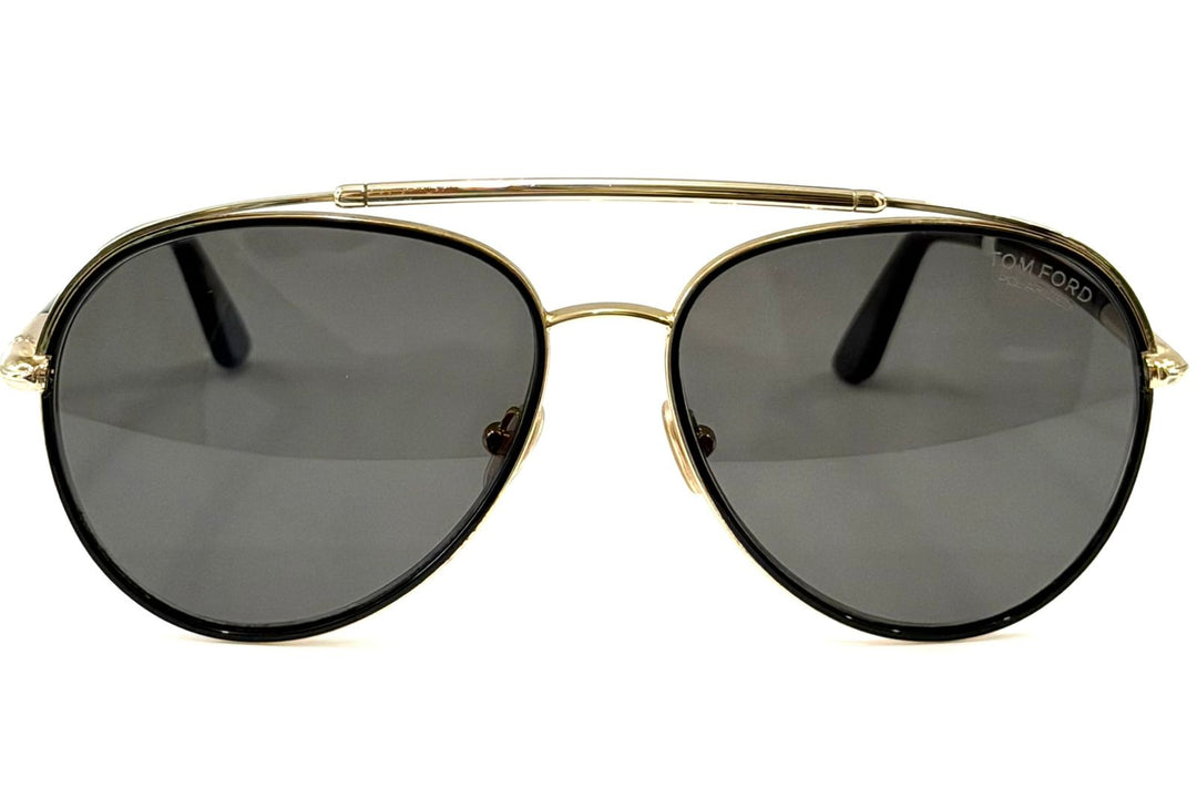TOM FORD TF748 POLARIZED AVIATOR CURTIS SUNGLASSES