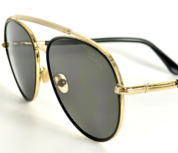 TOM FORD TF748 POLARIZED AVIATOR CURTIS SUNGLASSES