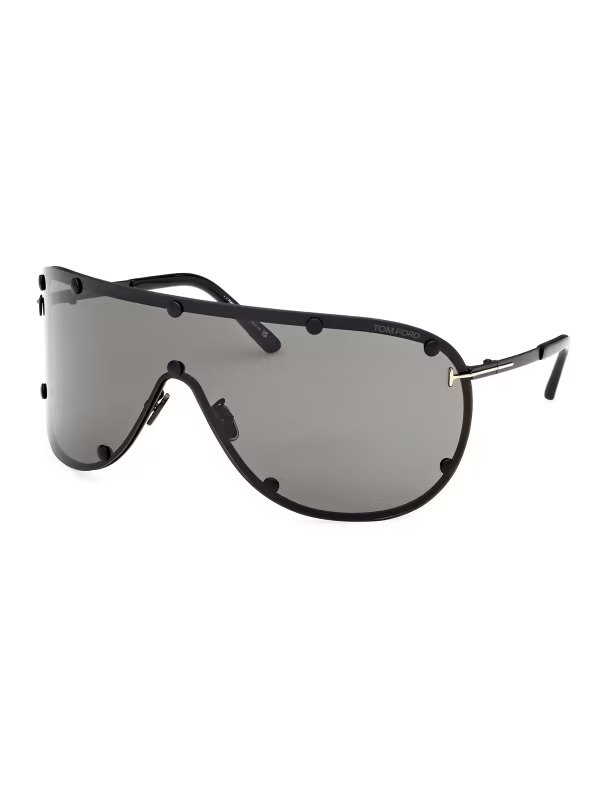 TOM FORD 70MM SHIELD METAL SUNGLASSES