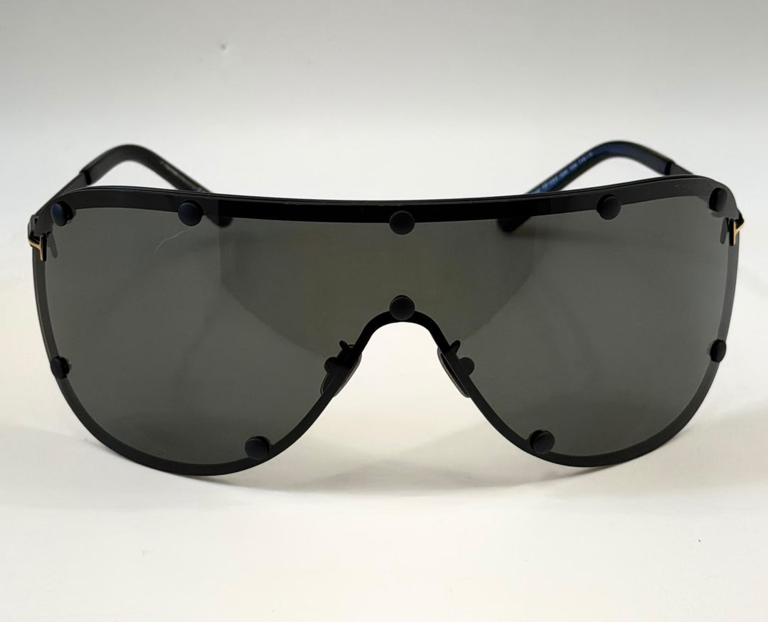 TOM FORD 70MM SHIELD METAL SUNGLASSES