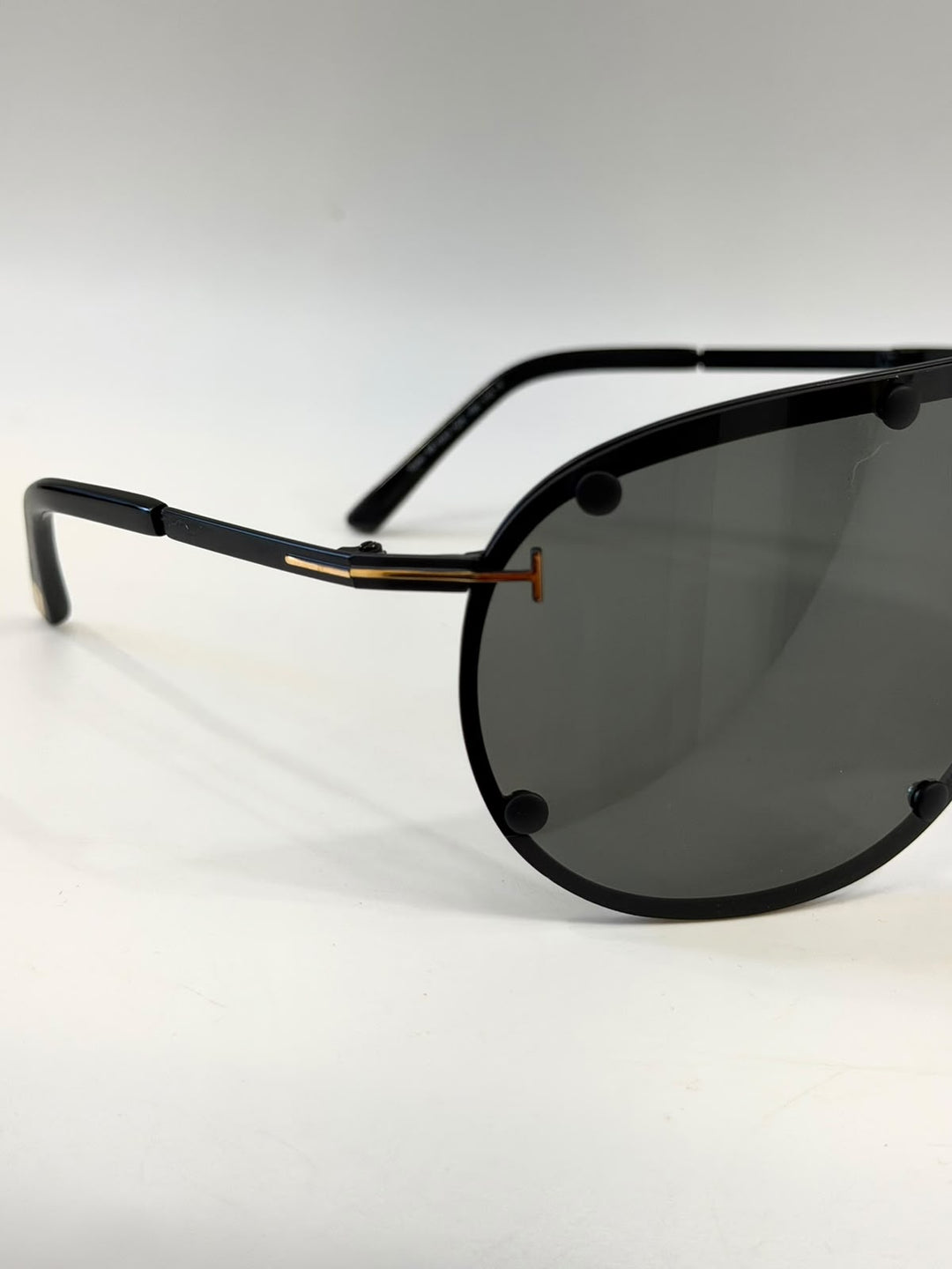 TOM FORD 70MM SHIELD METAL SUNGLASSES