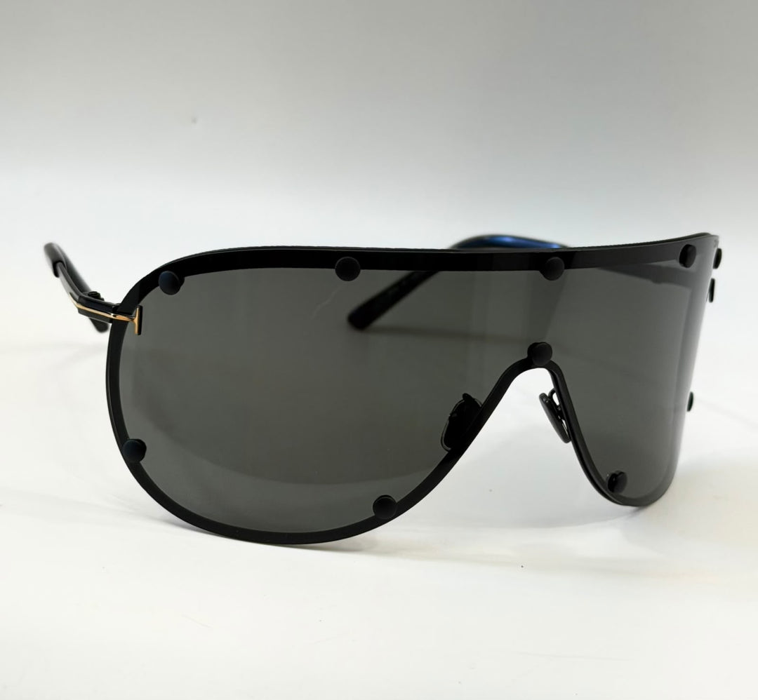 TOM FORD 70MM SHIELD METAL SUNGLASSES