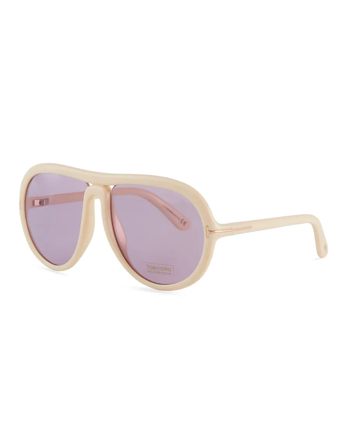 TOM FORD FT-0768-S CYBIL INJECTION AVIATOR SUNGLASSES