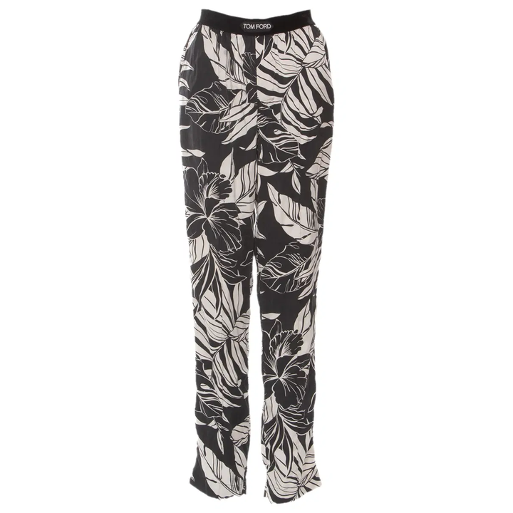 TOM FORD MULTICOLOR SILK PANTS