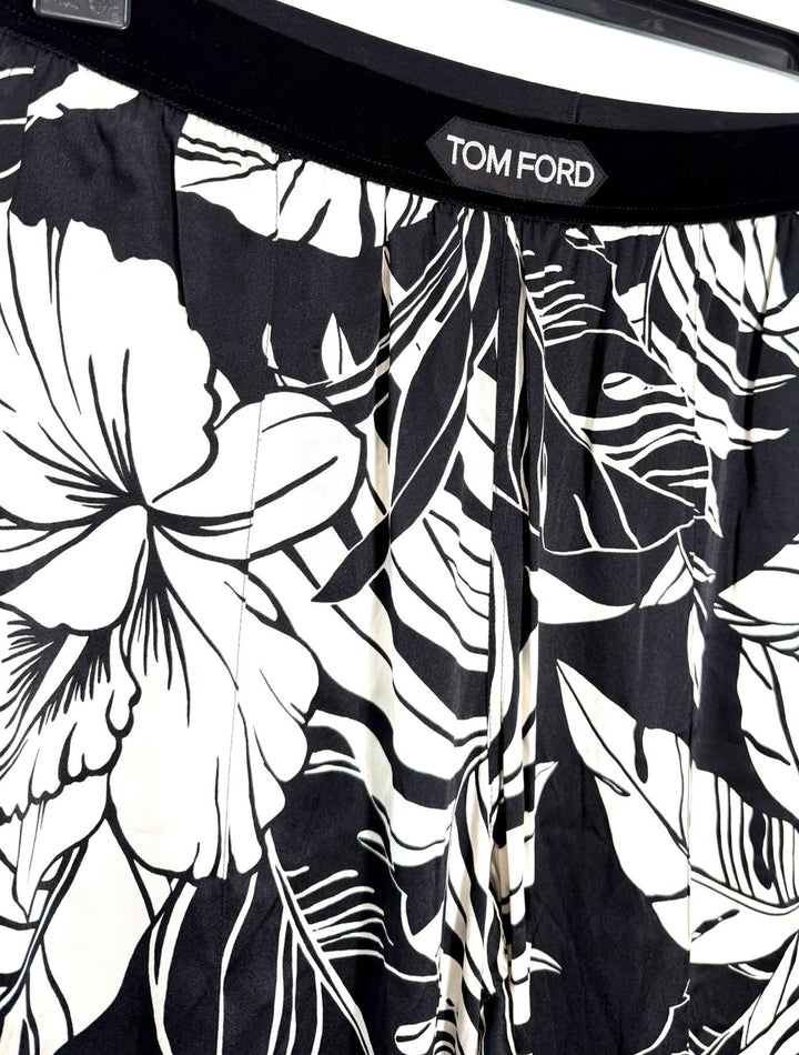 TOM FORD MULTICOLOR SILK PANTS