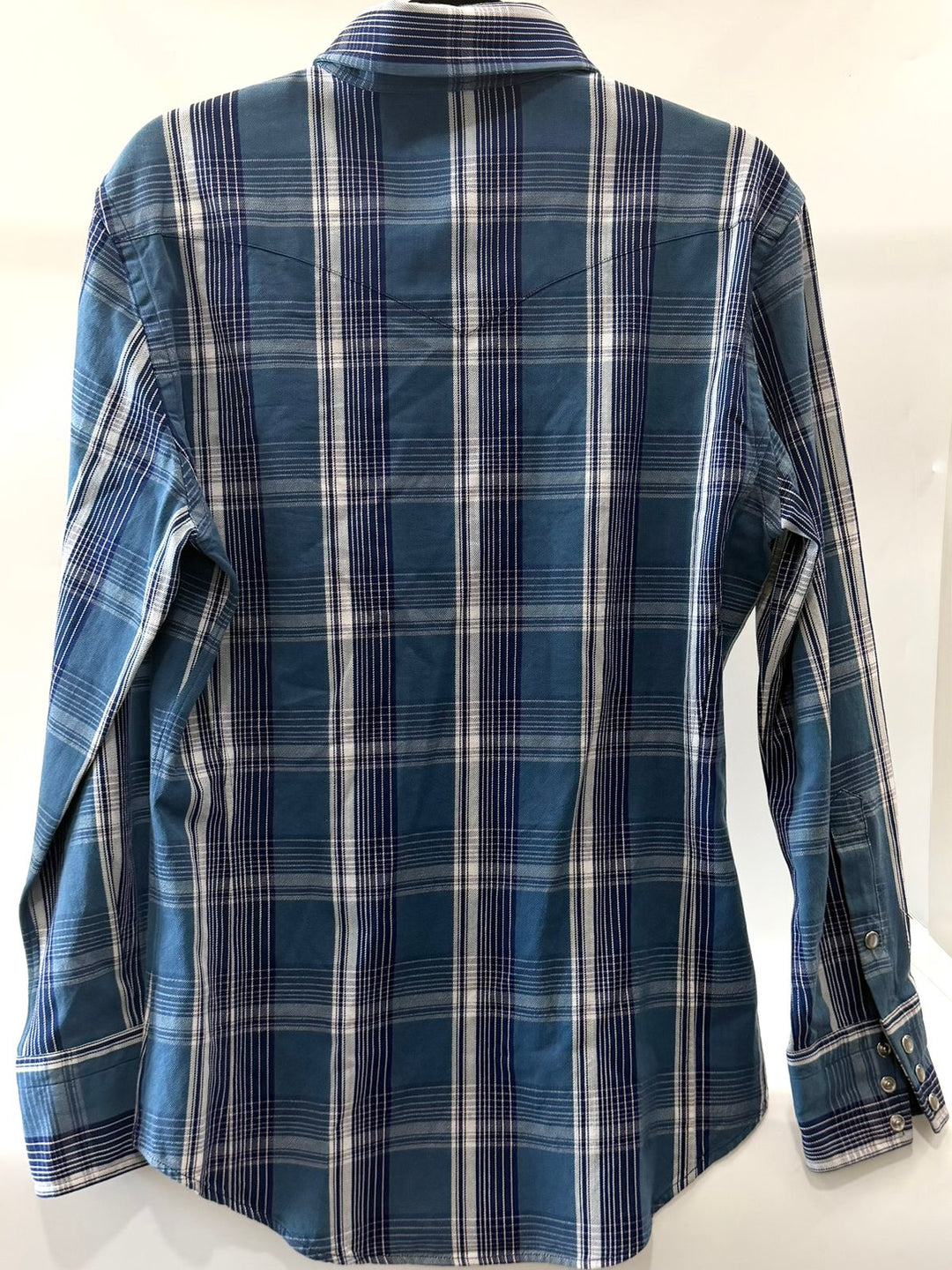 TOM FORD WESTERN PLAID BUTTON-DOWN MEN&