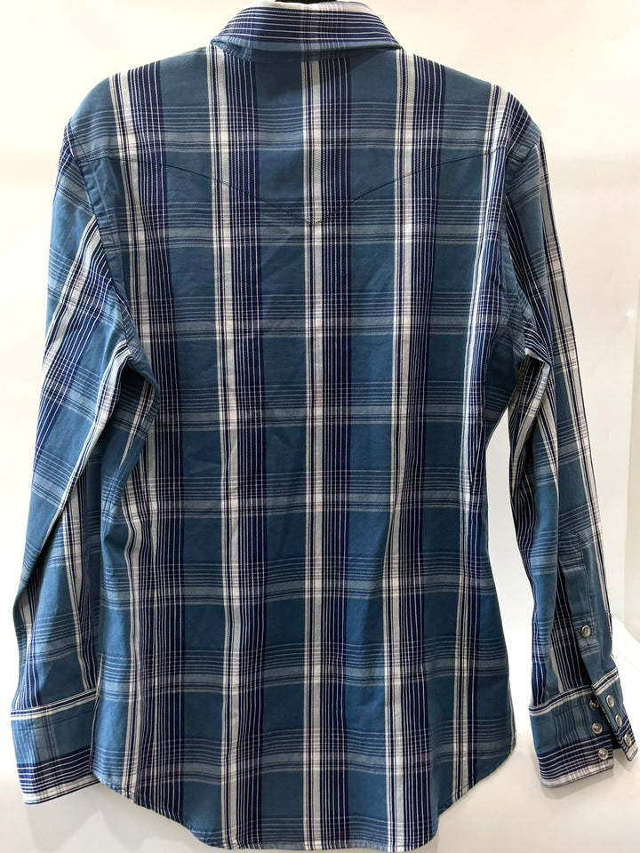 TOM FORD WESTERN PLAID BUTTON-DOWN MEN&