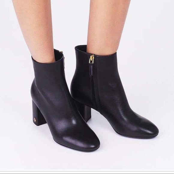 TORY BURCH BROOKE LEATHER ANKLE BOOTS