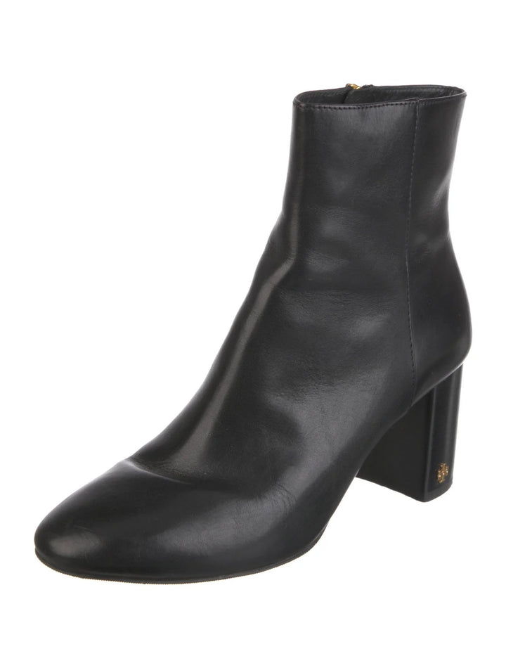 TORY BURCH BROOKE LEATHER ANKLE BOOTS