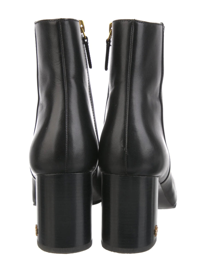 TORY BURCH BROOKE LEATHER ANKLE BOOTS