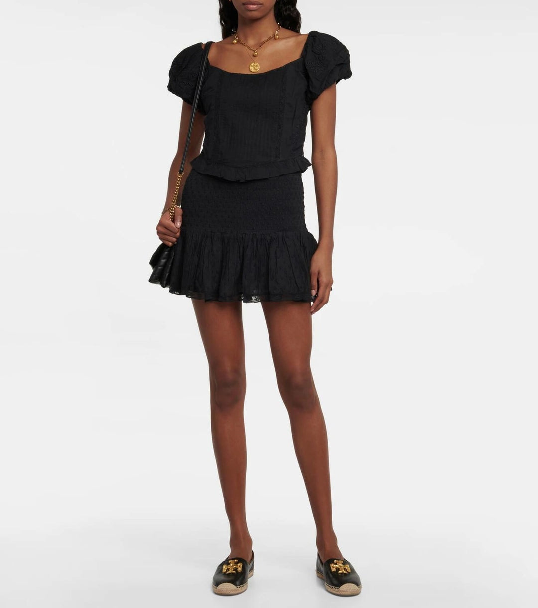 TORY BURCH ELEANOR LEATHER ESPADRILLES