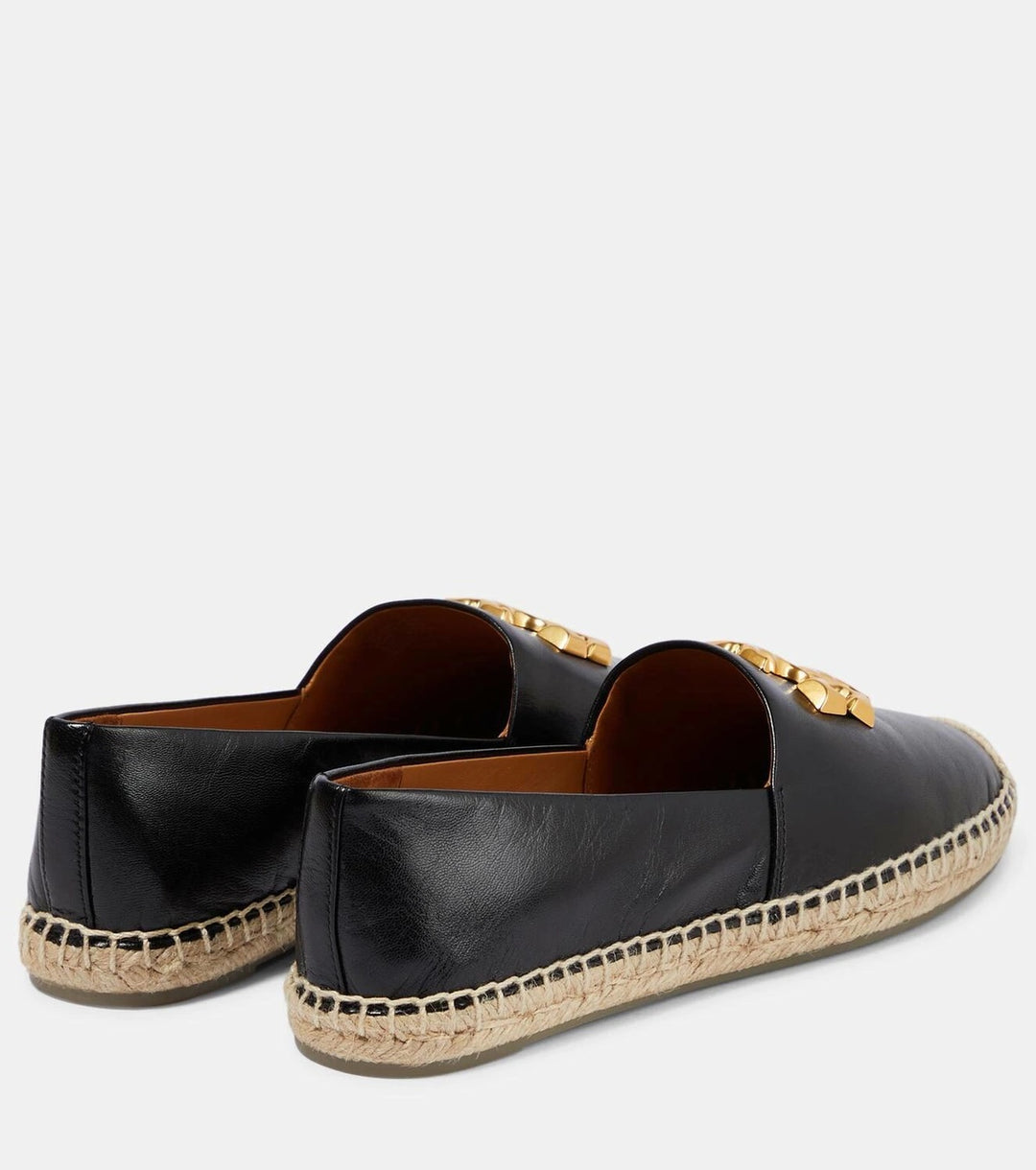 TORY BURCH ELEANOR LEATHER ESPADRILLES