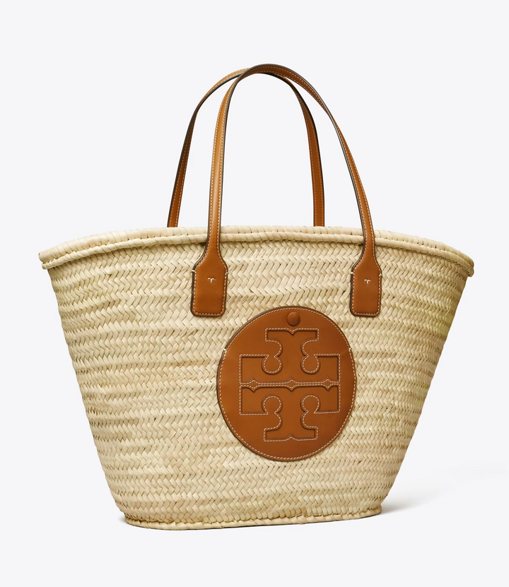 TORY BURCH ELLA STRAW BASKET TOTE BAG – Caroline's Fashion TORY BURCH ELLA STRAW BASKET TOTE BAG – Caroline's Fashion