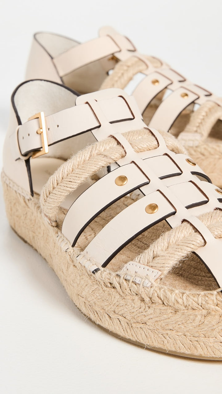 TORY BURCH FISHERMAN PLATFORM ESPADRILLES