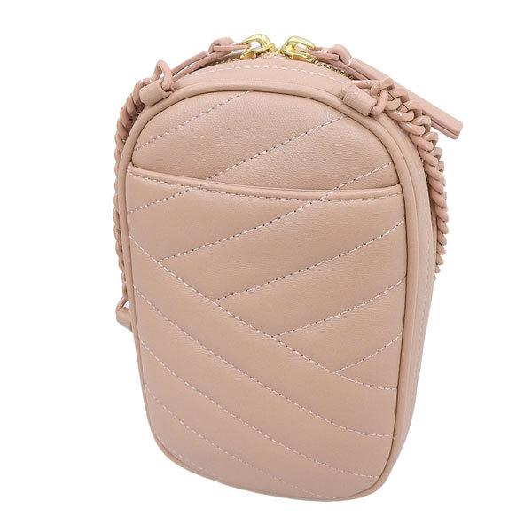 TORY BURCH KIRA CHEVRON スマホショルダー TORY BURCH KIRA CHEVRON QUILTED LAMBSKIN PHONE CROSSBODY BAG