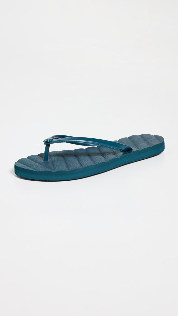 TORY BURCH KIRA QUILTED FLIP FLOP SANDALS