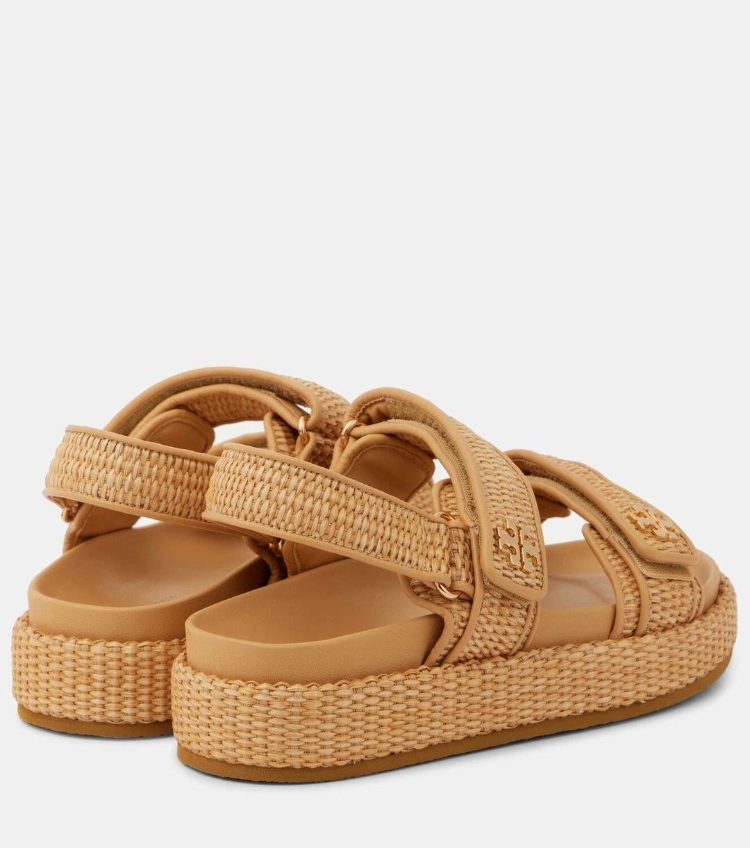 TORY BURCH KIRA SPORTY RAFFIA SANDALS
