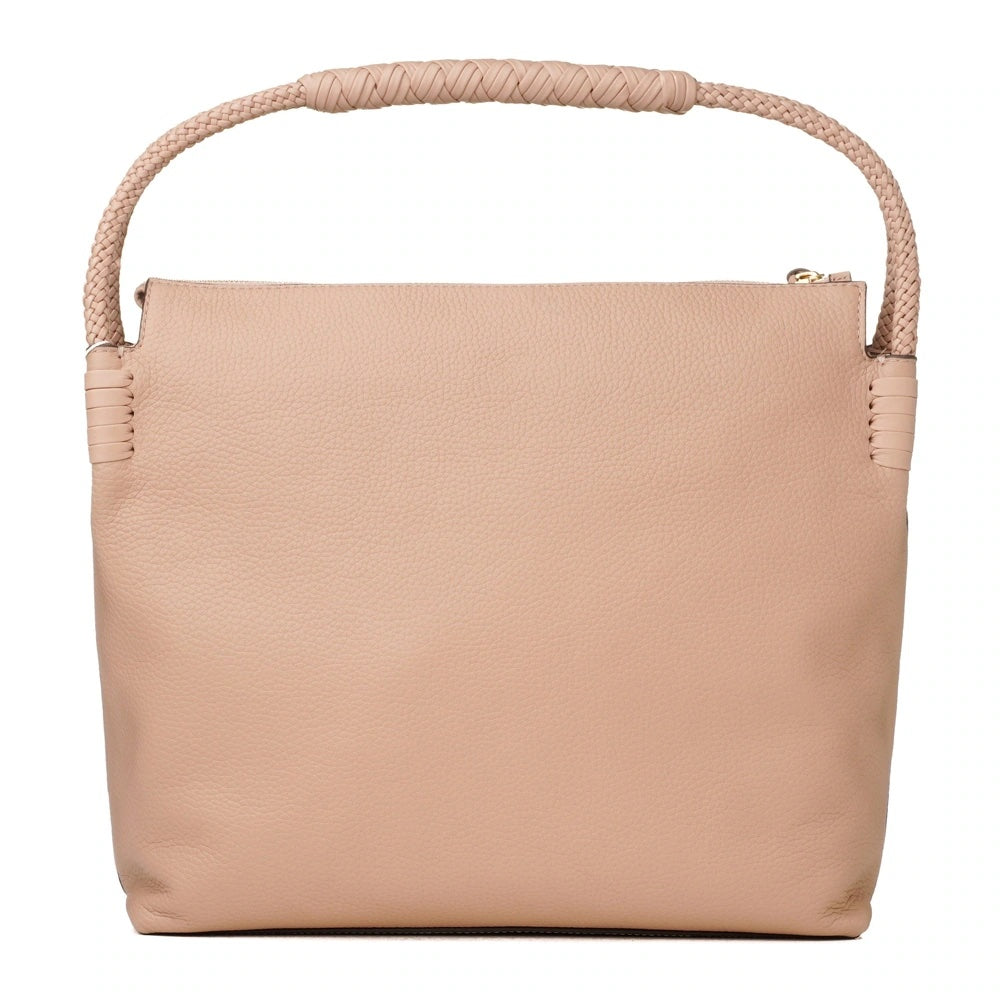 TORY BURCH TAYLOR PEBBLED LEATHER HOBO BAG – Caroline's Fashion