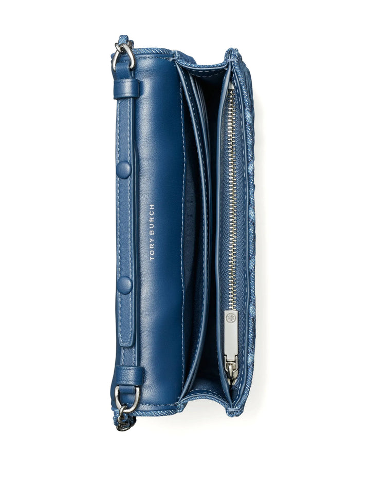 TORY BURCH FLEMING DENIM CROSSBODY BAG