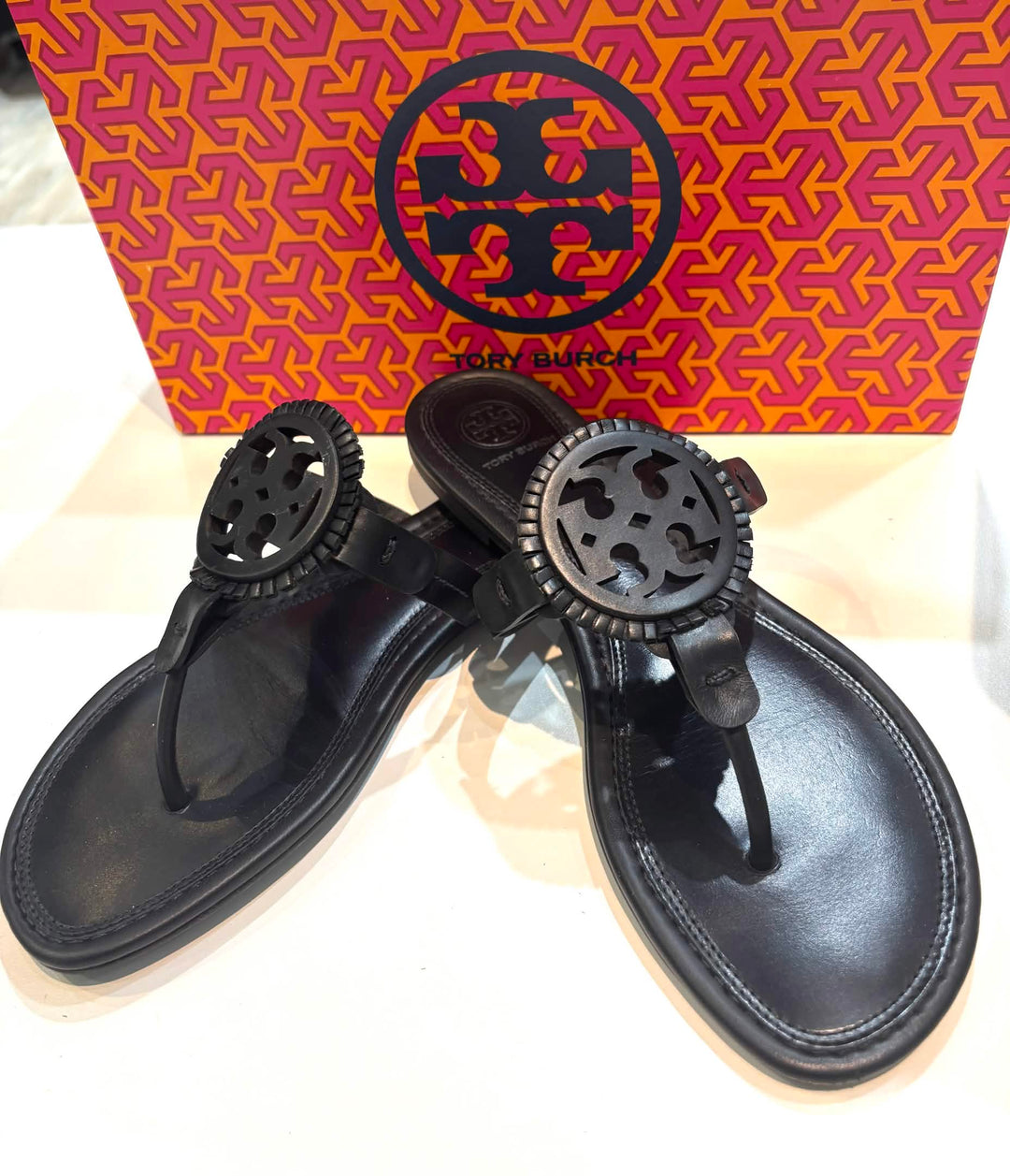 TORY BURCH MILLER FRINGE SANDALS