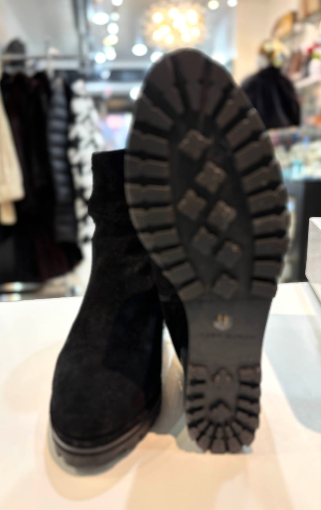 TORY BURCH SUEDE WEDGE BOOTIES